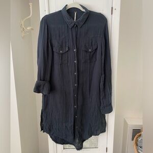 Free People Long Shirt